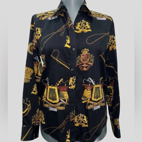 Ralph Lauren Tops - Ralph Lauren Equestrian Button Down Shirt